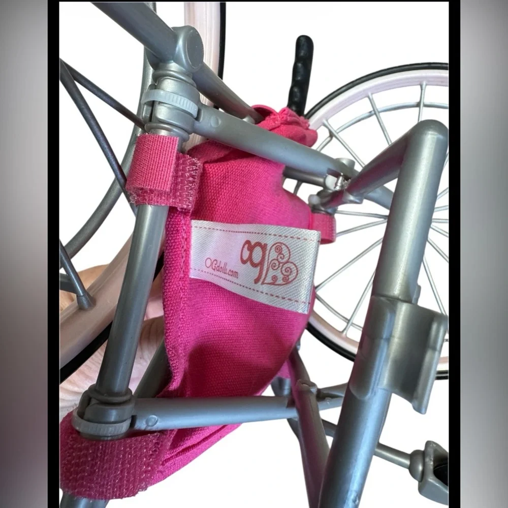 EUC Our Generation 18-inch doll wheelchair from the 